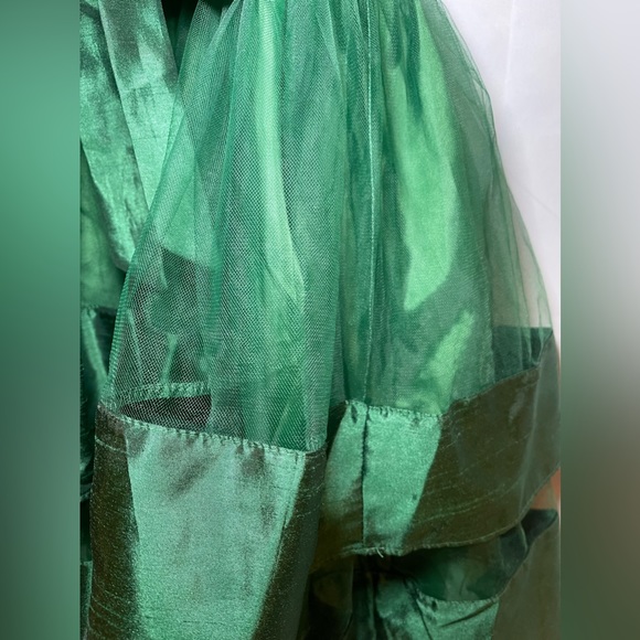 Bonnie Jean Girls Green Dress Size 14 - Picture 3 of 8